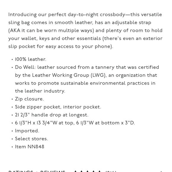 Madewell Sling Crossbody Bag - Picture 3 of 7